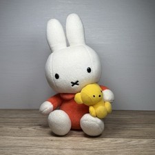 Miffy Sekiguchi w/Kuma-chan Plush Bear M Size – Vintage Toy Japan – Rare!