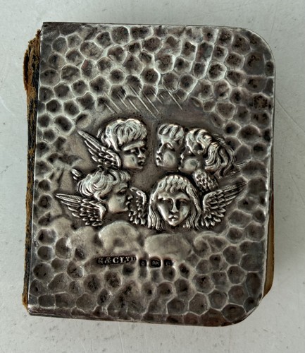 Miniature silver book - silver,
