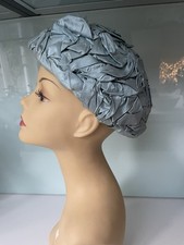 Vintage 1950s Blue Silk