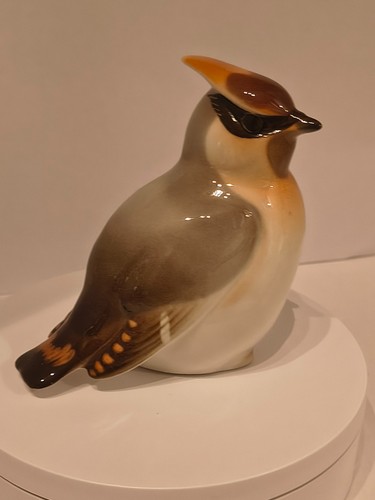 Vintage lomonosov waxwing bird - lomonosov,