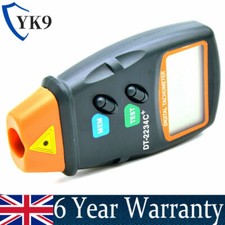 Handheld Digital Laser Rev Counter DT2234C Meter Non Contact Optical Tachometer