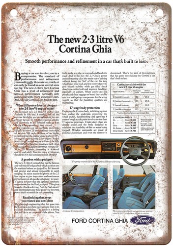 Vintage 1978 ford cortina ghia - vintage,
