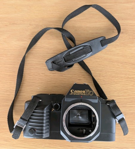 Canon t70 film camera - film, body