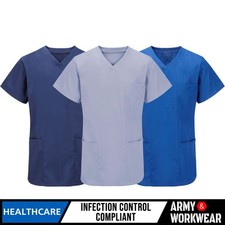 Medical Scrub Uniform Top Mens