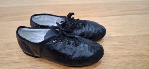 Kids size black leather - black,