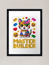 Cute Lego Cat - Master Builder