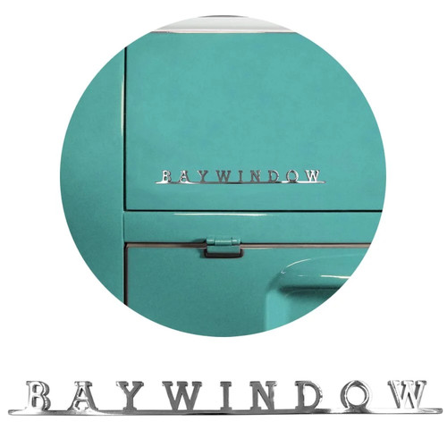 Decklid script emblem - decklid,