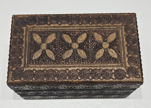 Vintage carved wooden - vintage,