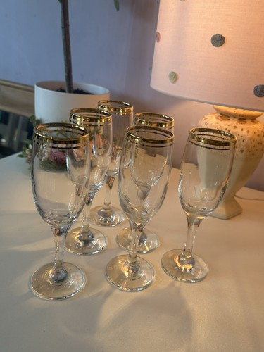 Vintage champagne flutes - flutes, set