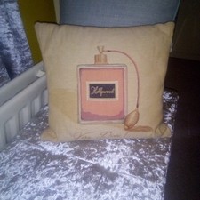 Cushion with Perfume Bottle