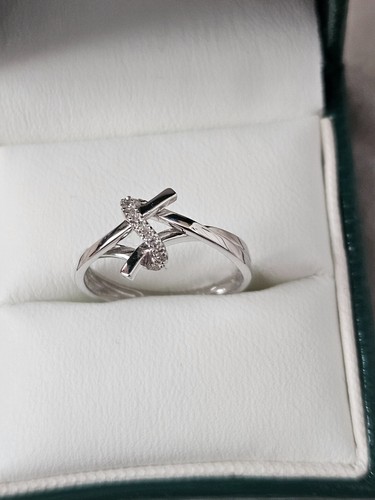 Ladies ring sterling - , silver