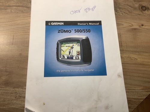 Garmin zumo 500 550 owners - zumo,