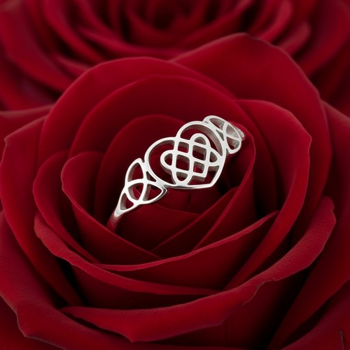 Celtic love knot - celtic, silver