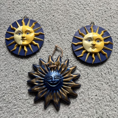 Ceramic sun wall plaques x - ceramic,