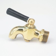 3/4" BSP Male Hot Water Tap Antique Brass Handle Faucet Boiler Insulation Barrel