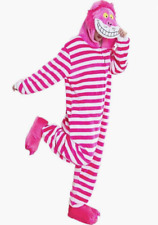 Cheshire Cat Adults Men Women Pyjamas Onesie00 Pink Cute Cartoon Animal Alice