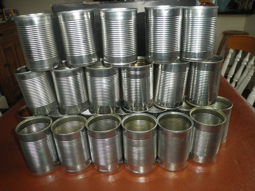 Tin cans crafting - tin, crafting,
