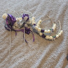 girls x2 headband and wand artificial sets