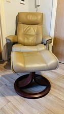 Leather Recliner Arm Chair and