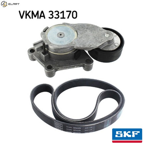 Vribbed belt set vkma 33170 - vkma,