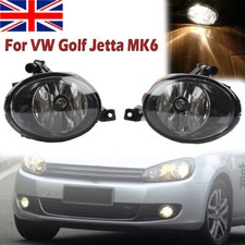 2x Front Bumper Fog Light w/ Bulb Driving Lamp For VW GOLF MK6 Plus Caddy Touran