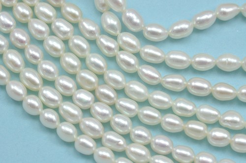 Ivory white rice oval - rice,