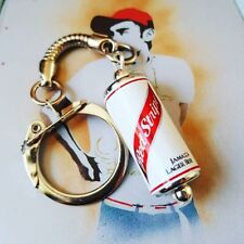Unique RED STRIPE KEYRING fab LAGER pub MINIATURE keychain CAN fab JAMAICAN BEER