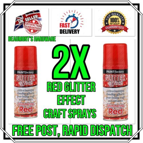 Red glitter spray paint - glitter,