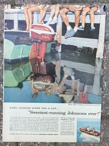 Vintage 1957 johnson seahorse - vintage,