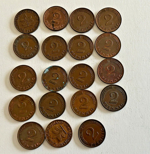 German coins germany 19 - 20,german,