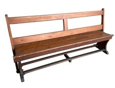 Victorian church bench - victorian,