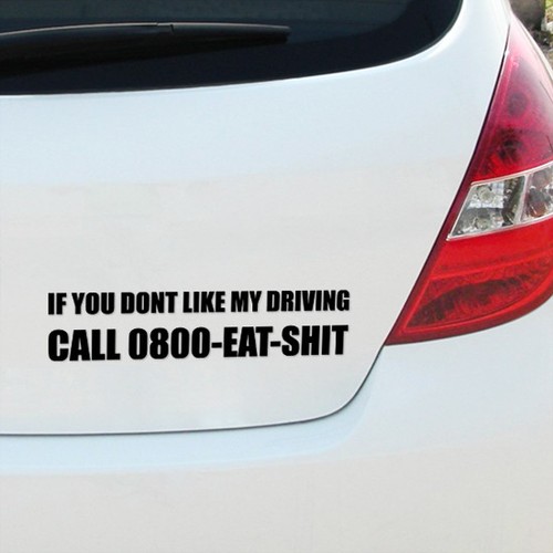 How driving decal - my,