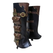 Medieval Pirate Boots Covers Steampunk Boots Covers Tops