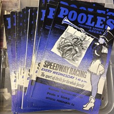 Poole Speedway Programmes 1963