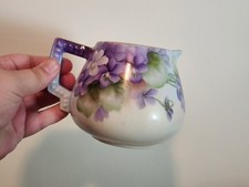 Vintage Hand Painted Purple