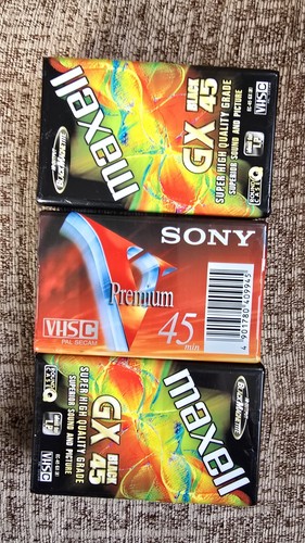 New sealed vhs - sealed, tapes