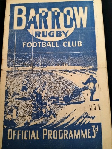 Vintage rugby league programme - league,