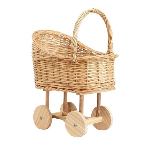 Natural baby basket - natural, stroller