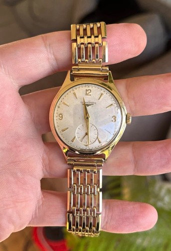 Longines vintage 1950s - , 9ct