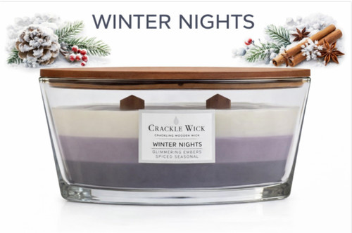 Crackle wick scented wooden - crackle,