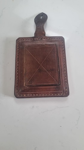 Ww1 leather campaign mirror - leather,