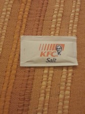 Vintage kfc salt sachet - vintage,