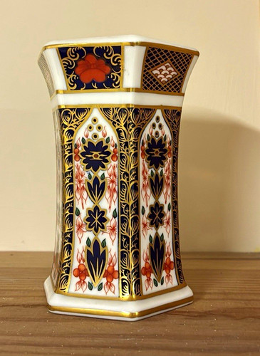 Royal crown derby hexagon - , vase