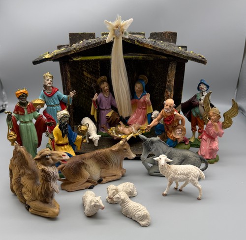 Vintage large nativity depose - large,