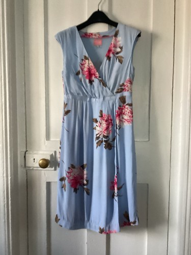 Joules sky blue floral dress - joules,