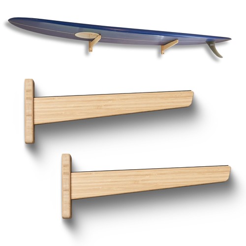 Compact surfboard wall mount - compact,