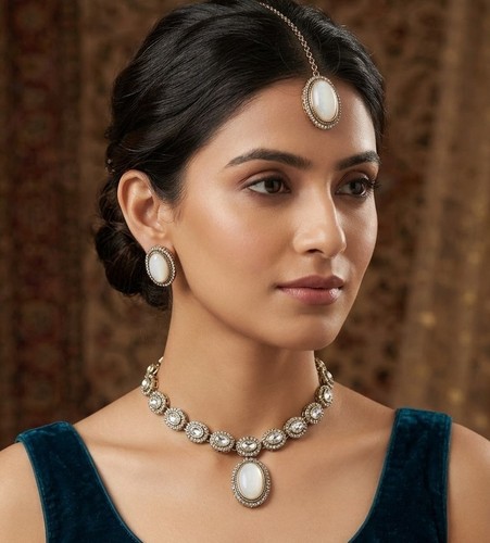 White gold indian - white,