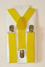 CHILDRENS/KIDS/BOYS/GIRLS  PLAIN OR SPARKLE ADJUSTABLE TROUSER "Y"  BRACES 