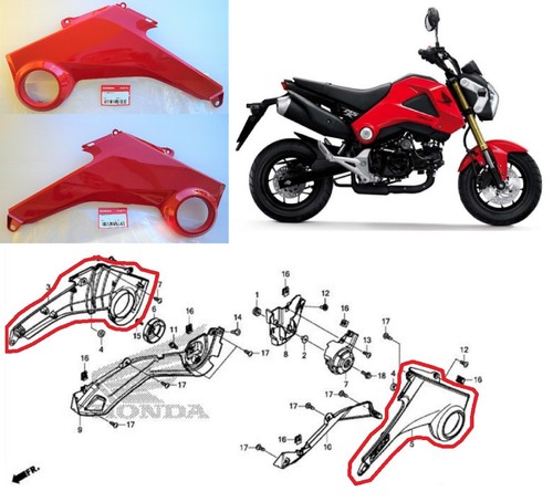 Honda msx125 grom fairings - honda,