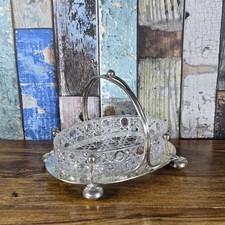Antique Silver-plated Hamilton Laidlaw & Co Glasgow Bonbon Butter Sweet Dish